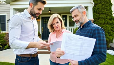 Homeowners exploring mortgage refinancing options Homeowners exploring mortgage refinancing options